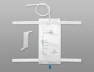 750ml推拉阀尿袋+尼龙带+螺旋管 Urine Bag 750ml with nylon straps & spiral tube