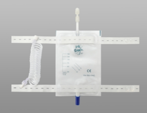 150ml推拉阀尿袋+尼龙带+螺旋管；Urine Bag 150ml with nylon straps & spiral tube